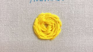 Rambler StitchRambler Rose Stitch漫步者刺绣Embroidery Tutorials for Beginners [upl. by Nosnibor]