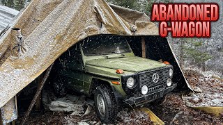 First Wash in 10 Years Original GWagon ABANDONED in Military Tent  Car Detailing Restoration [upl. by Kahlil]