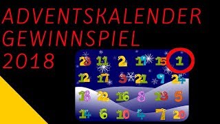 Türchen 1  Adventskalender Gewinnspiel 2018  24 gute Taten [upl. by Verner]