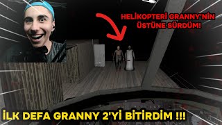 HAYATIMDA İLK DEFA GRANNY 2Yİ BİTİRDİM   HELİKOPTERDEN KAÇIŞ [upl. by Matt734]