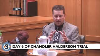 Day 6 of Chandler Halderson homicide trial [upl. by Maurita]