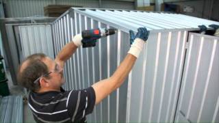 Shed Assembly Gable Roof  Garden Master Sheds [upl. by Tunnell]