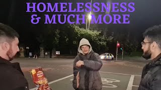 Meet my homeless friend Rab I Spontaneous late night conversation I OmarInit [upl. by Arny]