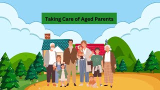 Taking Care of Aged Parents  Kids Moral Story  English Kids Story kidsstories kidsshortstory [upl. by Cathee]