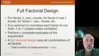 Lecture68 Data2Decision Factorial Design [upl. by Aneehsyt]