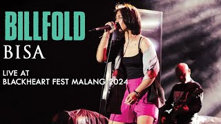 BILLFOLD  Bisa  Live Blackheart fest Malang 2024 [upl. by Eicnahc]