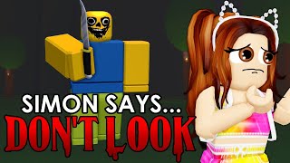 Simon Scared Me SO MUCH In Scary Simon Says Roblox [upl. by Asimaj949]