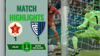 VELEZ MOSTAR 1 1 INTER CLUB DESCALDES UEFA CONFERENCE LEAGUE HIGHLIGHTS  10072024 [upl. by Yffat231]