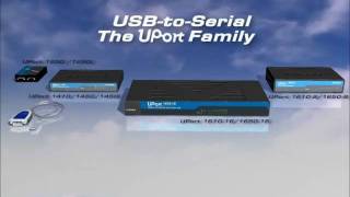 Moxa UPort USB to RS232422485 serial converter [upl. by Wandis18]