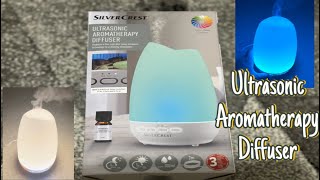 Ultrasonic Aromatherapy Diffuser ll I bought this from Lidl shop ll Finland [upl. by Kuebbing]