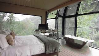 Spicers Sangoma Retreat  Eco Tent Glamping Suite [upl. by Atsirhcal]