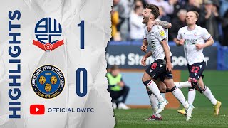 HIGHLIGHTS  Bolton Wanderers 10 Shrewsbury Town [upl. by Eidnil]