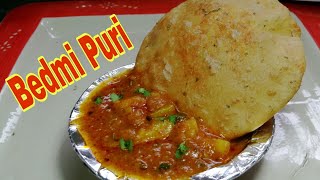 आग्रा ची प्रसिद्ध डिश बेडमी पुरी 🍘 Bedmi Puri with Aloo Sabzi Recipe  Agra Special Recipe [upl. by Ikiv507]