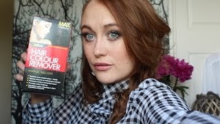 Jo Baz Hair Colour Remover Review [upl. by Airemahs]