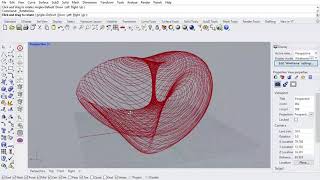 Strange attractor made in grasshopper in Chimpanzee plugin [upl. by Nagaet]
