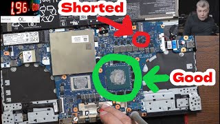 Shorted MOSFET but GPU STILL GOOD  Lenovo Legion 5 dead a mysterious case [upl. by Frants]