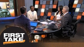 First Take reacts to Todd Gurleys 4year extension with Rams  First Take  ESPN [upl. by Cornew464]