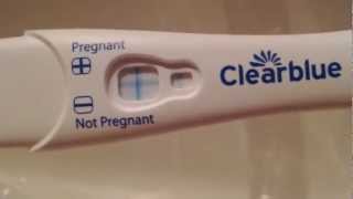 Always Positive Clearblue New Design Pregnancy Test Prank Demo [upl. by Raynell]