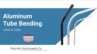 Aluminum Tube Bending [upl. by Derdlim947]