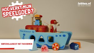 Sinterklaasboot met Pasvormen [upl. by Anneliese748]