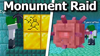 How to Find and Raid an Ocean Monument in Minecraft [upl. by Soll894]