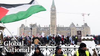 Global National March 18 2024  MPs vote on NDPs Palestinian statehood motion [upl. by Zap]