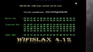 SACAR CLAVES WIFI CON BRUTUSHACK WIFISLAX 412 [upl. by Ahseya550]