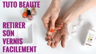 Tuto Beauté  Retirer son vernis à ongles facilement [upl. by Caiaphas]