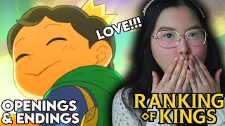 First Time Reacting to Ranking of Kings Opening amp Ending  New Anime Fan ANIME OP ED REACTION [upl. by Nanis]