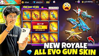 Free Fire All Evo Guns Back In Royale😍 I Got Everything Max In 8Mins Garena Free Fire [upl. by Dupin792]