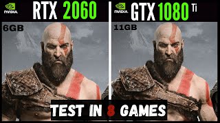 GTX 1080 TI vs RTX 2060 test in 8 games at 1080p [upl. by Ettenwahs266]