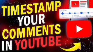 How To Timestamp YouTube Comments In 2023  Super Easy [upl. by Alyag974]