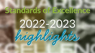 Standards of Excellence 202223 Highlights [upl. by Kalila407]