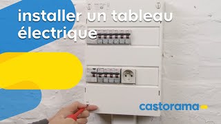 Installer un tableau électrique secondaire Castorama [upl. by Yhtomiht]