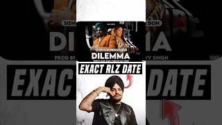 Dilemma song release date sidhumoosewala [upl. by Aerda]