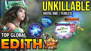 EDITH BEST BUILD 2023  TOP GLOBAL EDITH GAMEPLAY  MOBILE LEGENDS✓ [upl. by Wimsatt159]