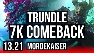 TRUNDLE vs MORDE TOP  Comeback  BR Master  1321 [upl. by Zetta]