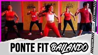 💪🏽 BAILE FIT INTENSO en CASA  Cardio Dance QUEMA calorías 117  Zumba Dance Class  Natalia Vanq [upl. by Aruon]