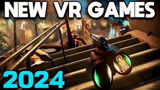 10 NEW Upcoming VR Games in 2024 [upl. by Nemlaz757]