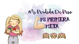 Mi Perdida De Peso Mi Primera Meta 15 kilos y medio en dos meses [upl. by Leahcimed]