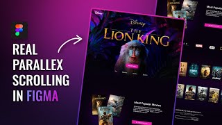 Figma Tutorial  Designing a full Website with Parallax Scroll Animation in figma [upl. by Navis]