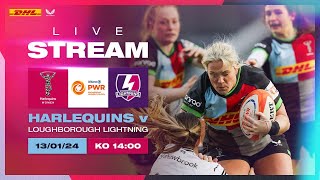 Live Allianz Premiership Womens Rugby Harlequins Women v Loughborough Lightning [upl. by Imer]