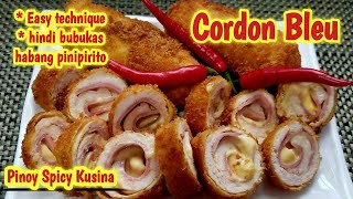 Chicken Cordon Bleu Easy Recipe [upl. by Strader665]