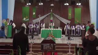 Vigil for Msgr Justin Barthelmy [upl. by Eelrahs]