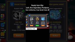 Harga cash 8 ball poolbox legendarybox collector poolpass dll [upl. by Elbring]