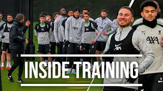 65 GOALS As Liverpool Squad Prepare For Arsenal FA Cup Tie  Inside Training [upl. by Ringler]