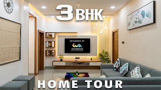 Simple amp Elegent 3bhk Home Tour  Dighi  Best Interior Designer in Pune  Kams Designer Zone [upl. by Ahsirtap]