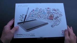 Wacom Intuos Small Creative Pen amp Touch Tablet  Unboxing [upl. by Mhoj]