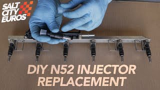 DIY Injector Replacement N52B30 BMW E90E91E92E93 [upl. by Lemmuela]