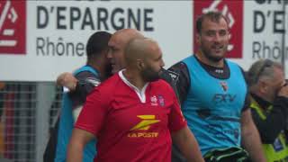 TOP 14  Essai de Enzo REYBIER 2 OYO  Oyonnax Rugby  Aviron Bayonnais [upl. by Brabazon]